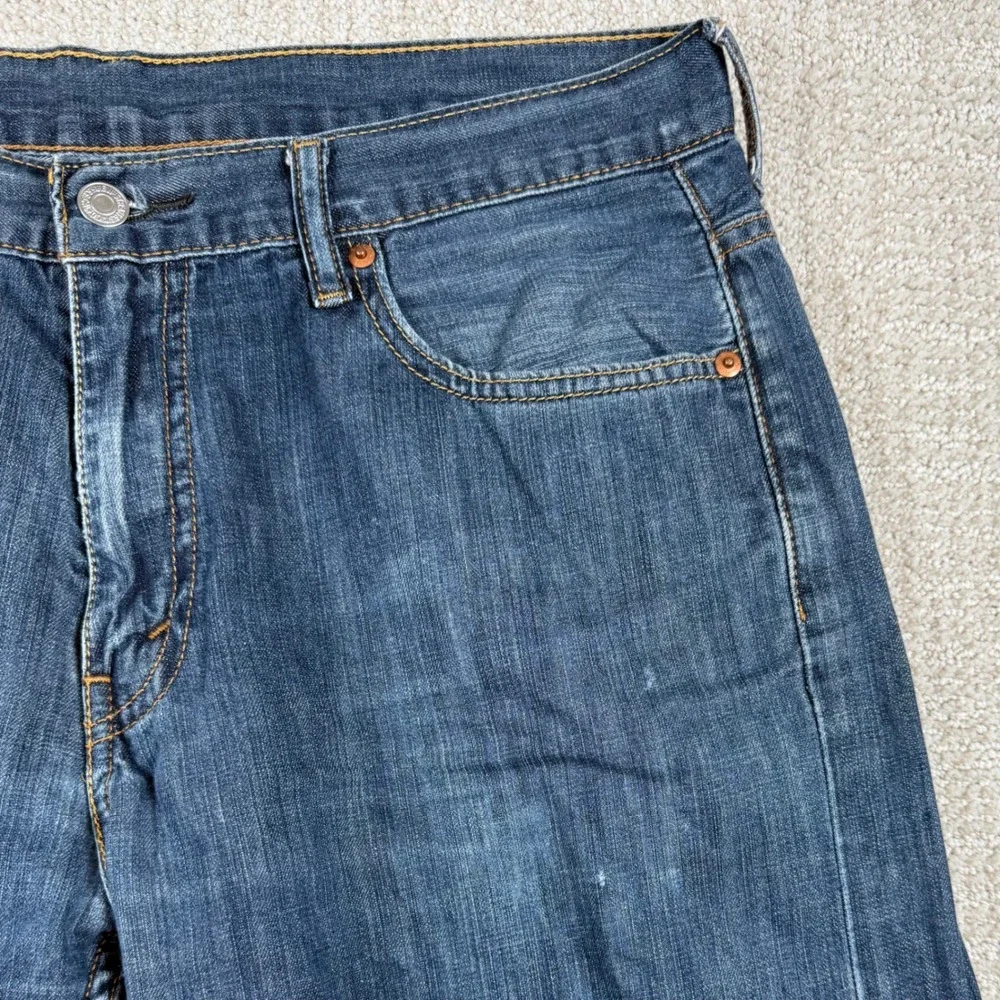 Levi's 569 Mens 34x32 (Actual 34x30) Loose Straight Leg Denim Blue Jeans Baggy